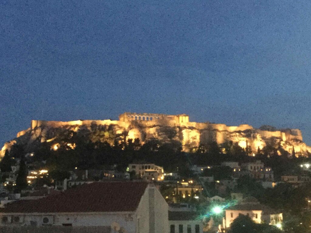 EatPrayGreg.com Acropolis At Night