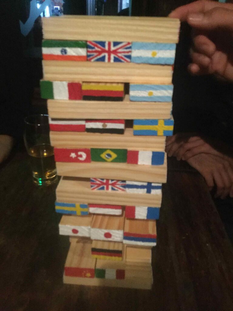 EatPrayGreg.com Language Jenga